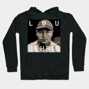 Lou Gehrig Yankees 3 By Buck Hoodie